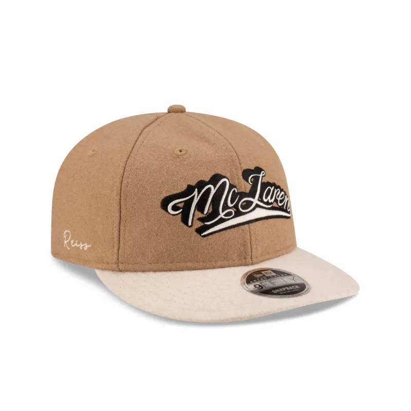 McLaren Formula 1 Team X Reiss Tan 9FIFTY Snapback Hat sold by New Era