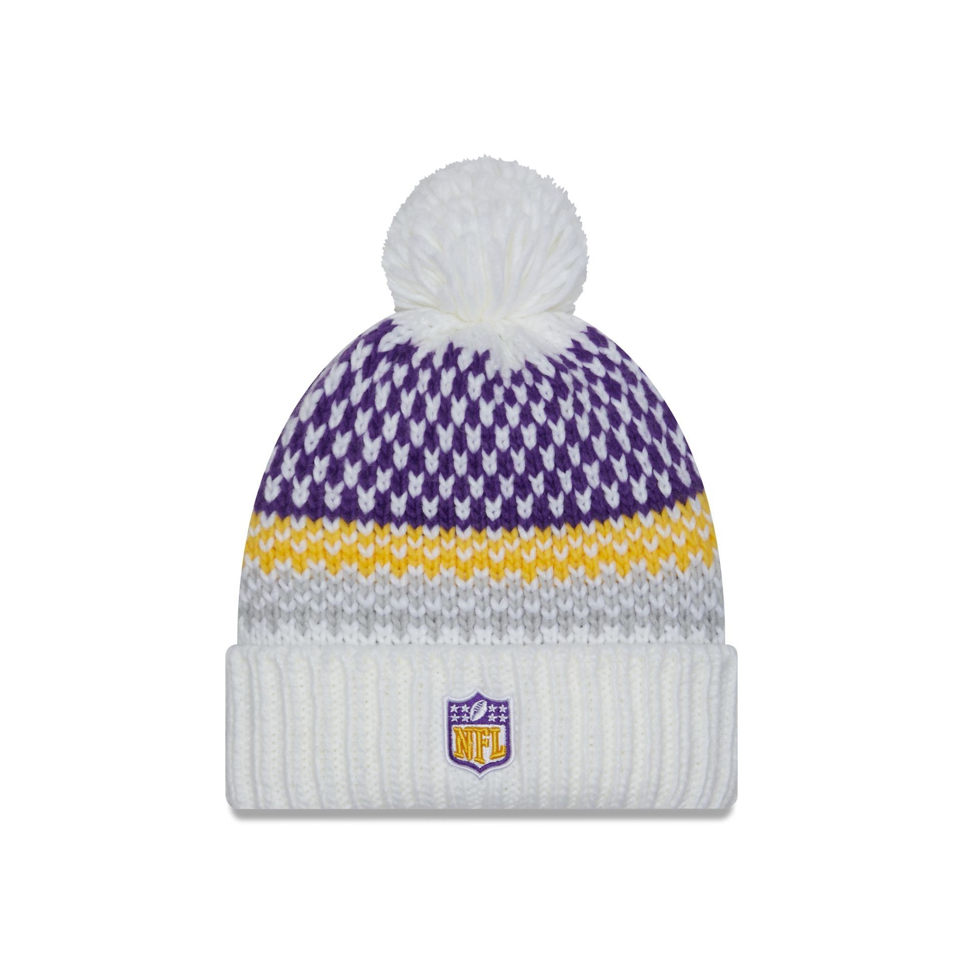 Minnesota Vikings 2023 Cold Weather Women's Pom Knit sold by New Era product image thumbnail 2