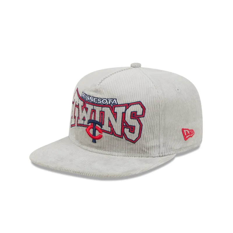 Minnesota Twins Gray Cord Golfer Hat sold by New Era