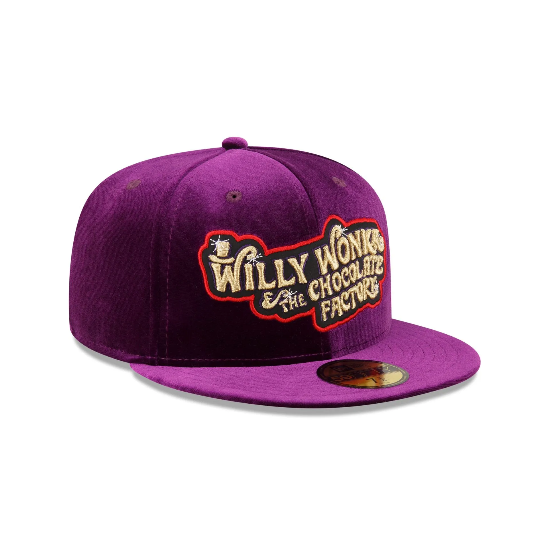 Willy Wonka Purple Velvet Alt 59FIFTY Fitted Hat sold by New Era product image thumbnail 3