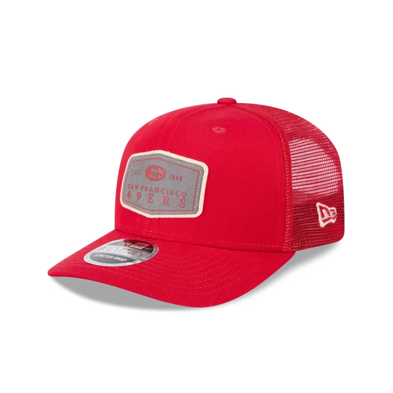 San Francisco 49ers Labeled 9SEVENTY Stretch-Snap Hat sold by New Era