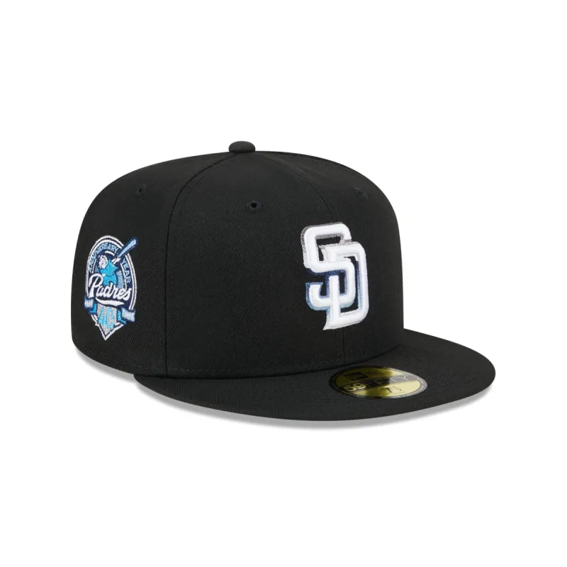 San Diego Padres Raceway 59FIFTY Fitted Hat sold by New Era