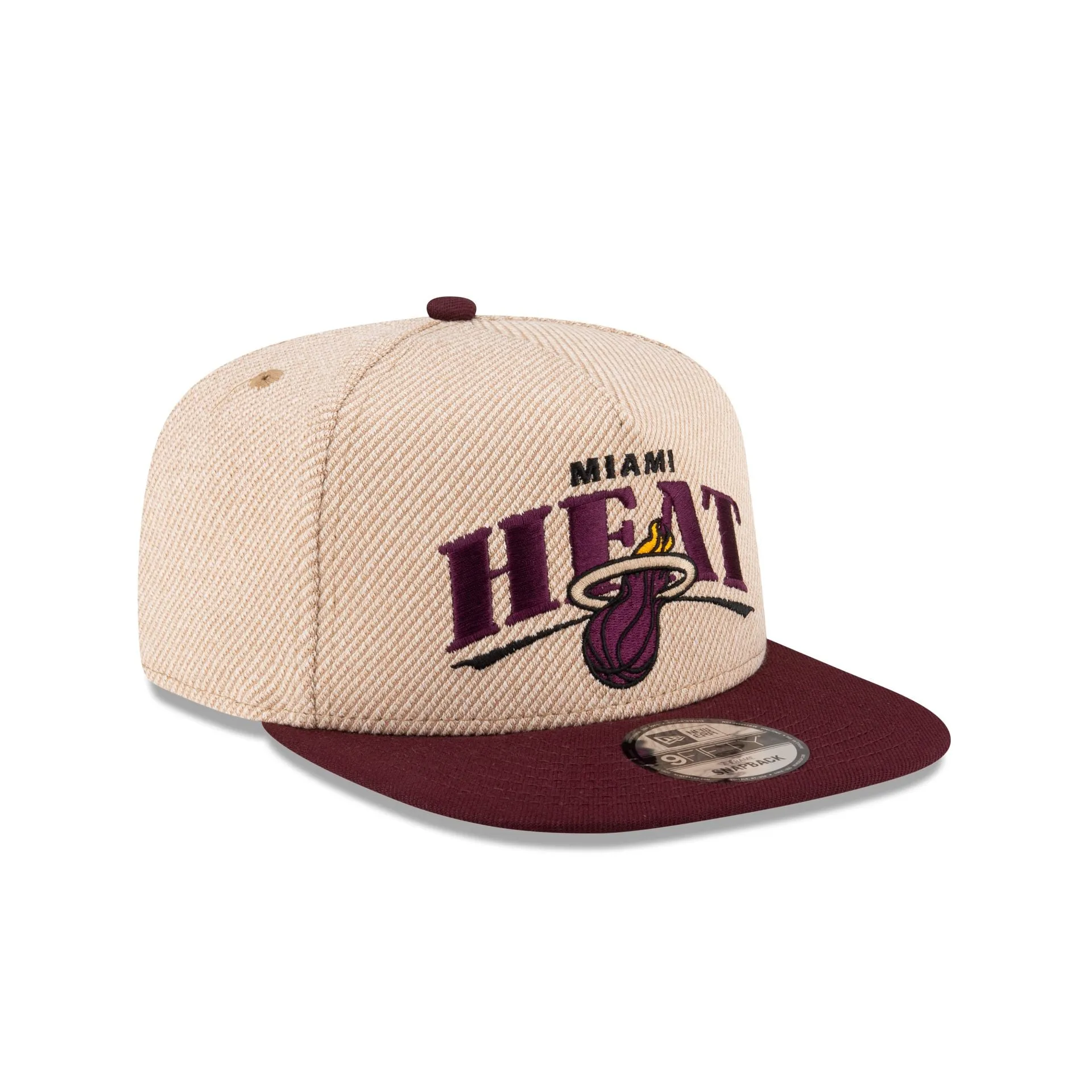 Miami Heat Terry Heather 9FIFTY A-Frame Snapback Hat sold by New Era product image thumbnail 3