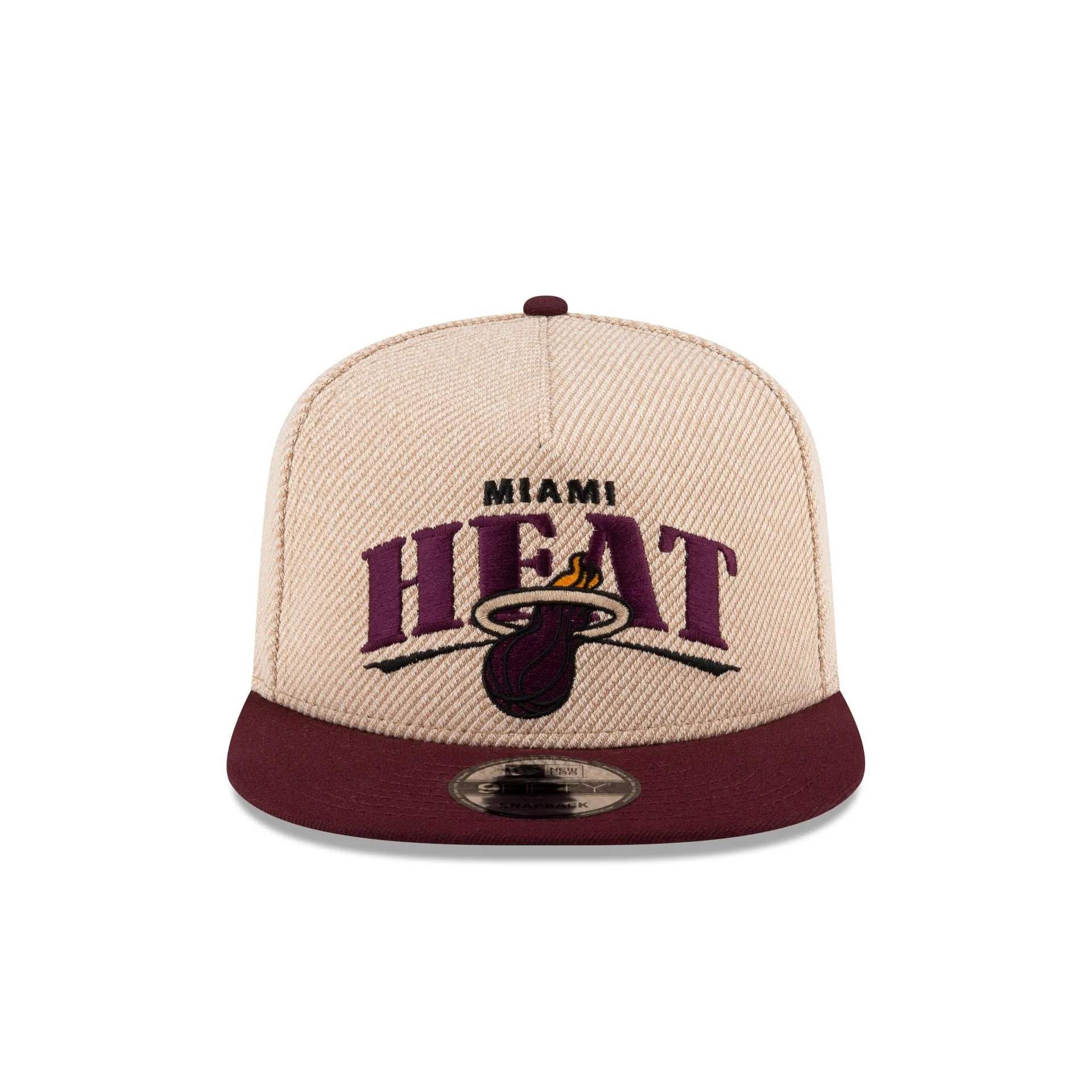 Miami Heat Terry Heather 9FIFTY A-Frame Snapback Hat sold by New Era product image thumbnail 2