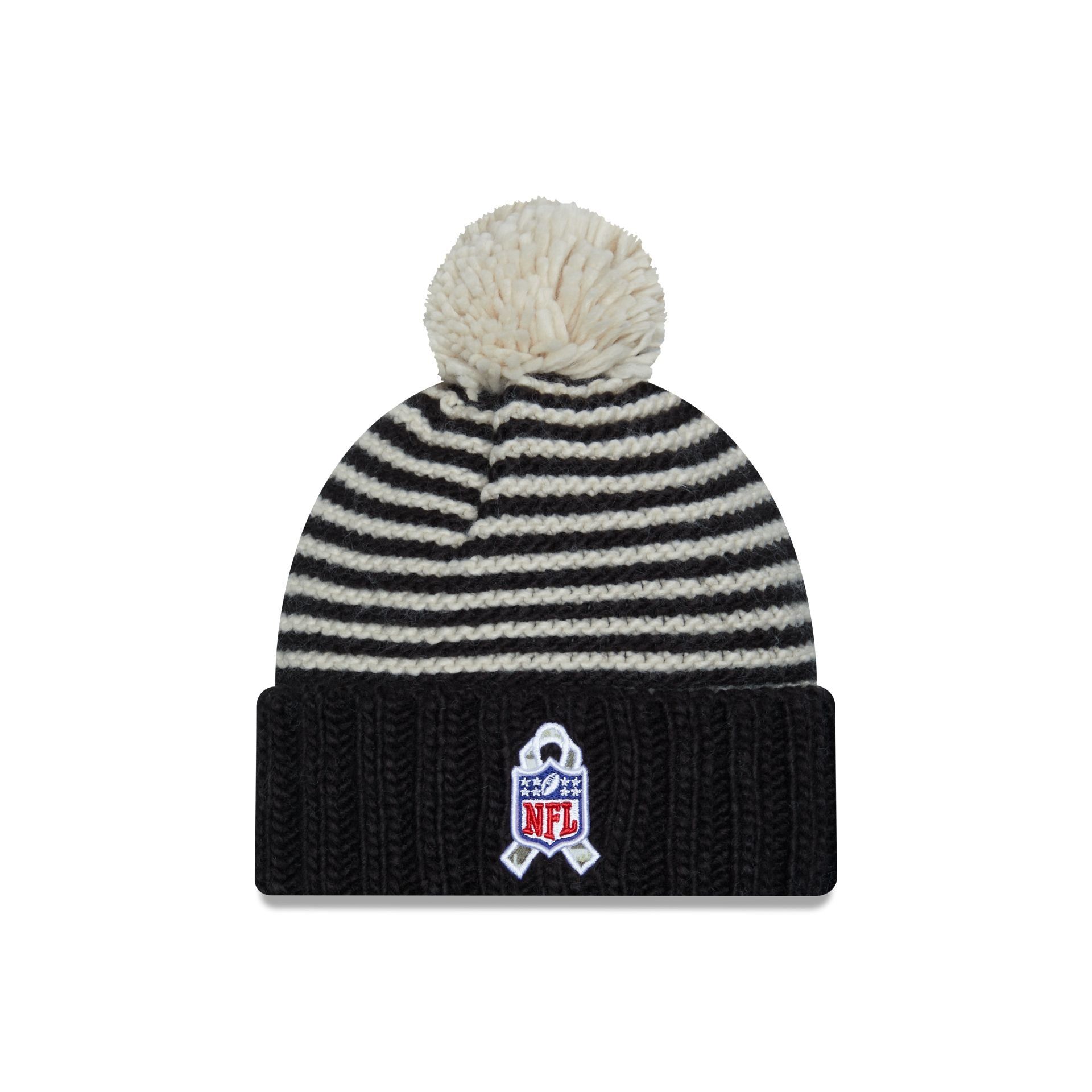 Pittsburgh Steelers 2023 Salute to Service Women's Pom Knit Hat sold by New Era product image thumbnail 2
