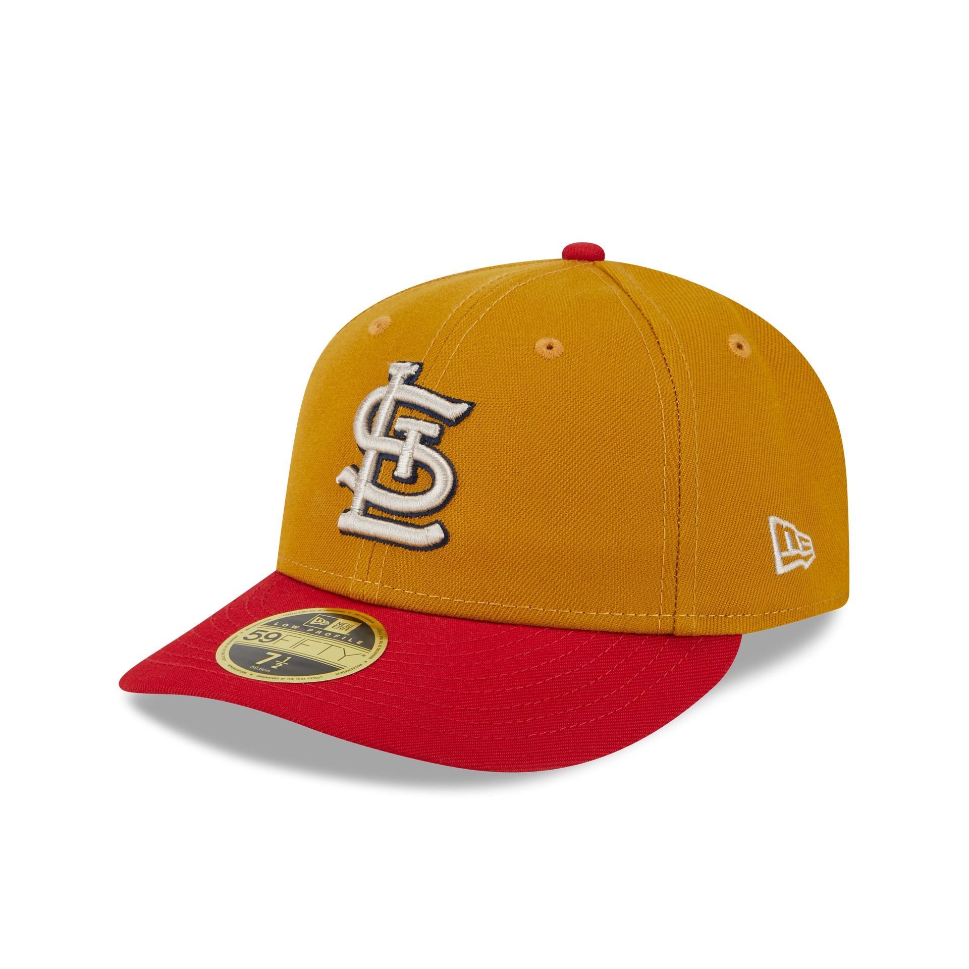 St. Louis Cardinals Vintage Gold Low Profile 59FIFTY Fitted Hat sold by New Era