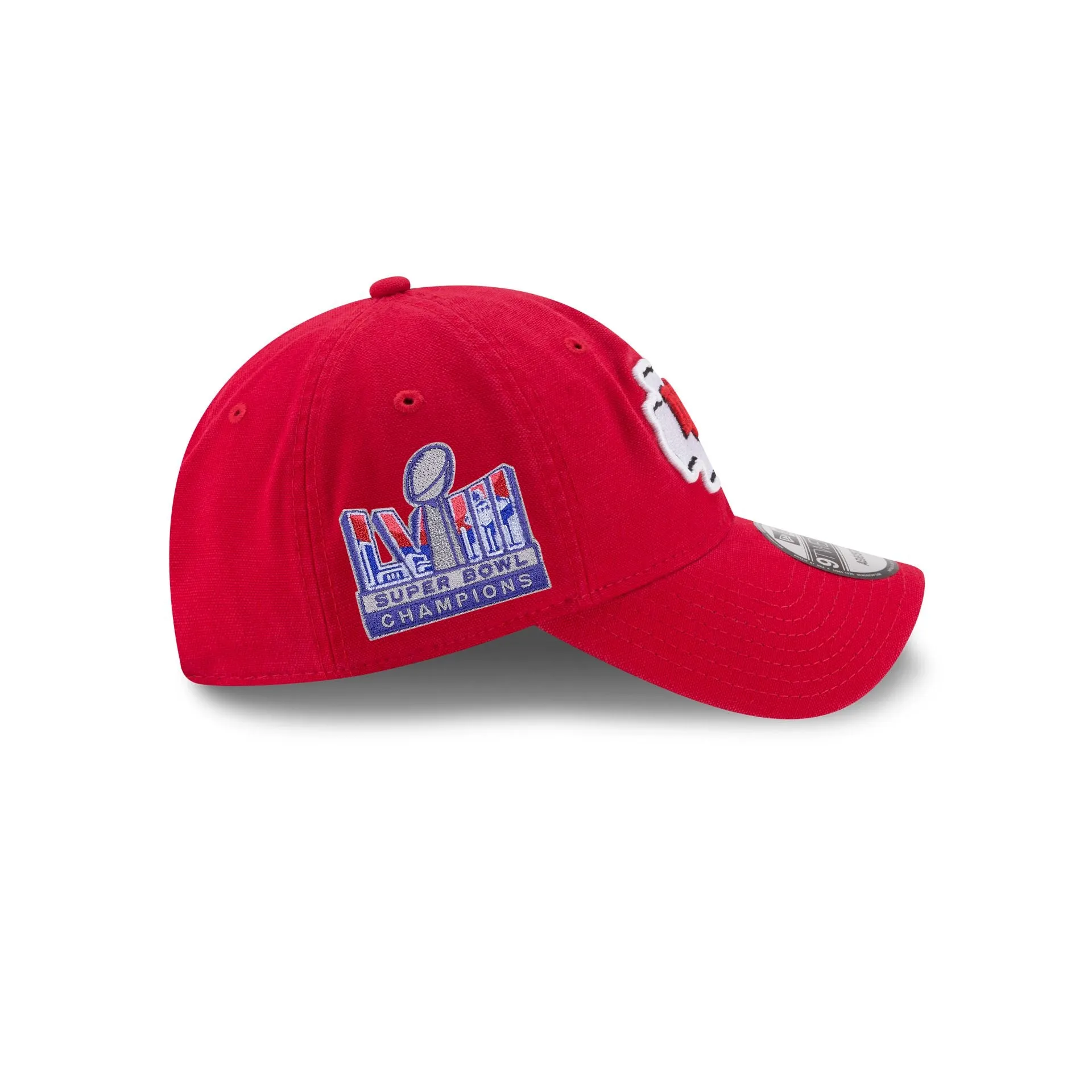 Kansas City Chiefs Super Bowl LVIII Champions Side Patch 9TWENTY Adjustable Hat sold by New Era product image thumbnail 4