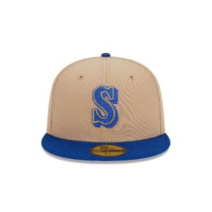 Seattle Mariners Needlepoint 59FIFTY Fitted Hat sold by New Era