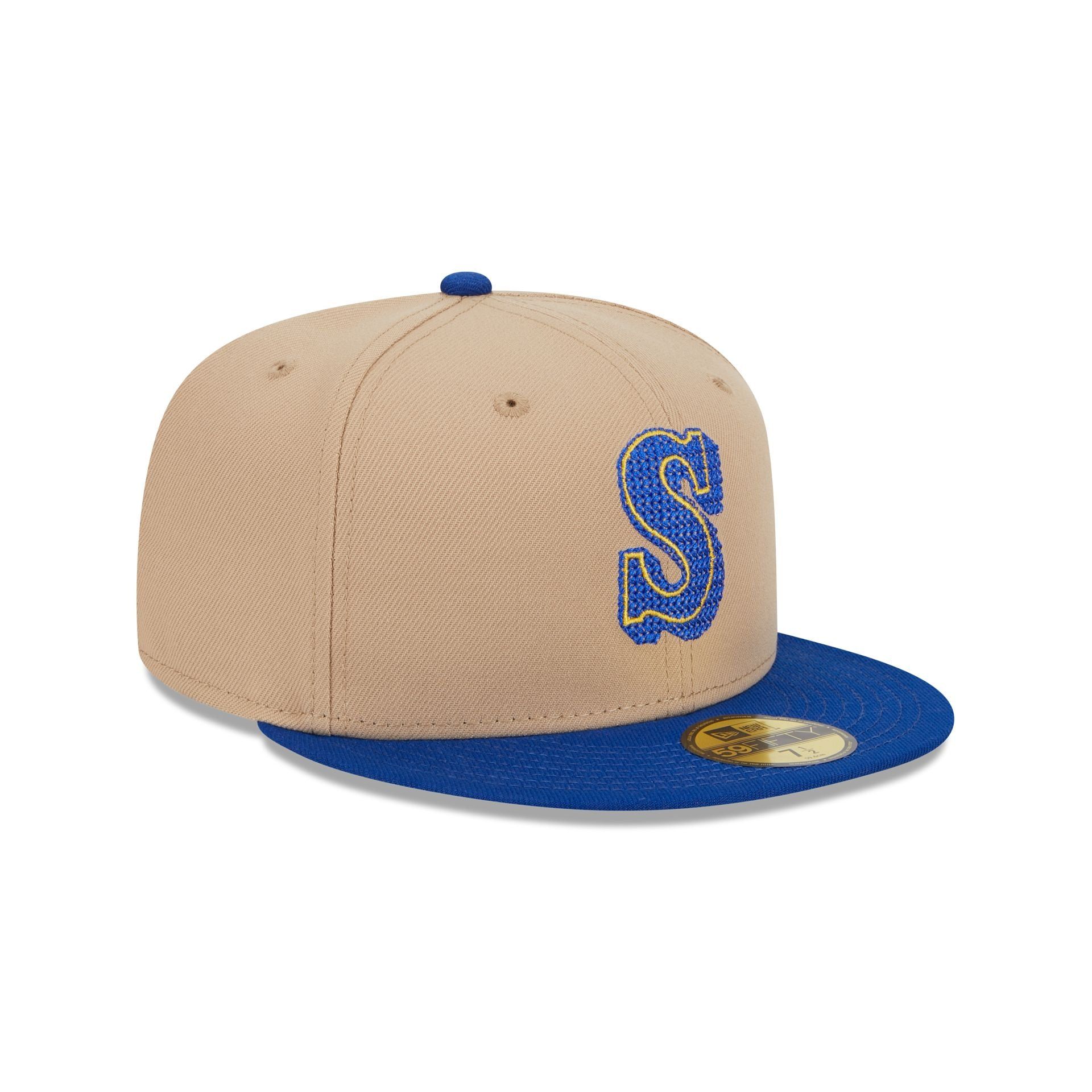 Seattle Mariners Needlepoint 59FIFTY Fitted Hat sold by New Era product image thumbnail 3