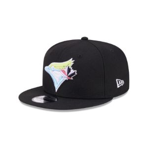 Toronto Blue Jays Color Pack Black 9FIFTY Snapback Hat sold by New Era