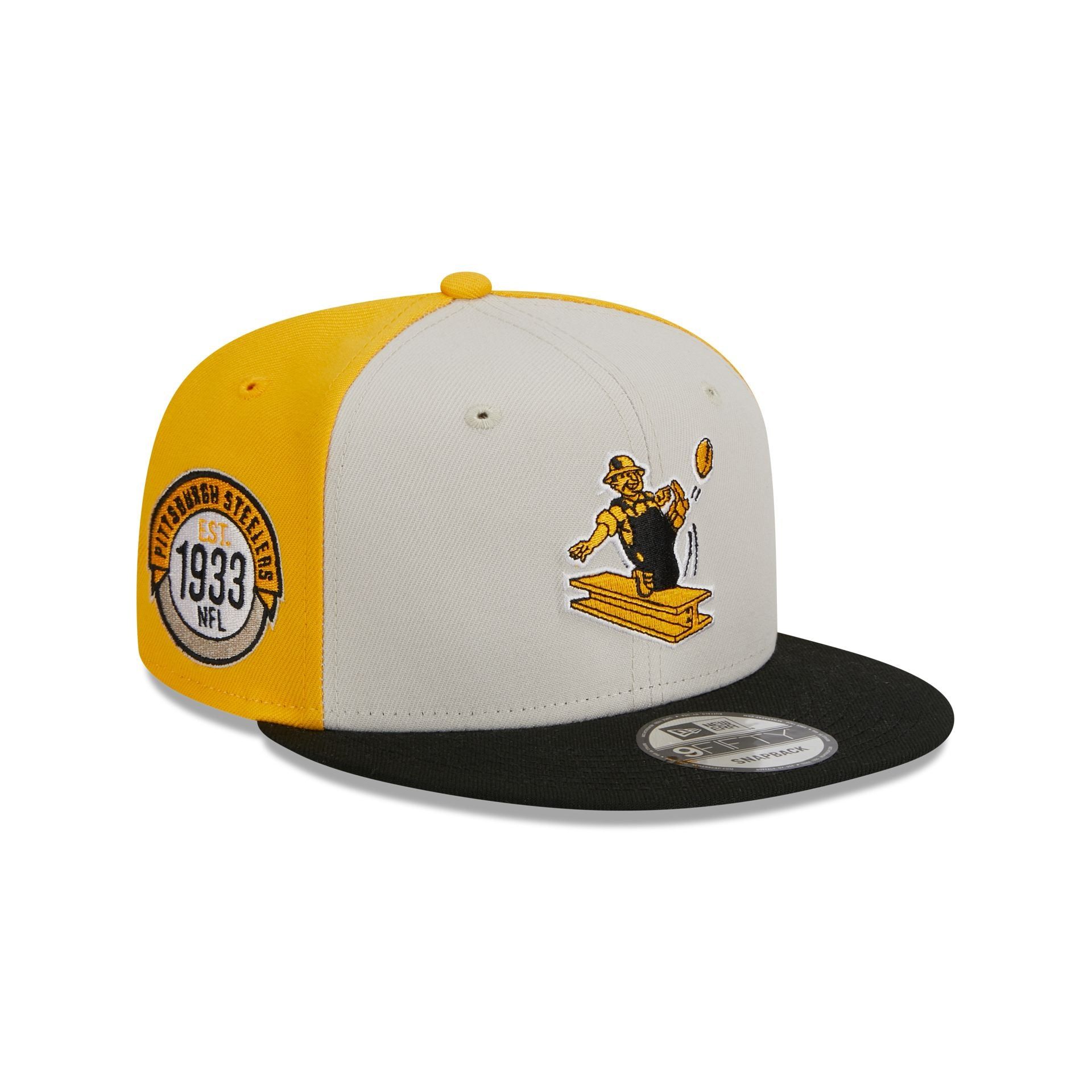 Pittsburgh Steelers 2023 Sideline Historic 9FIFTY Snapback Hat sold by New Era
