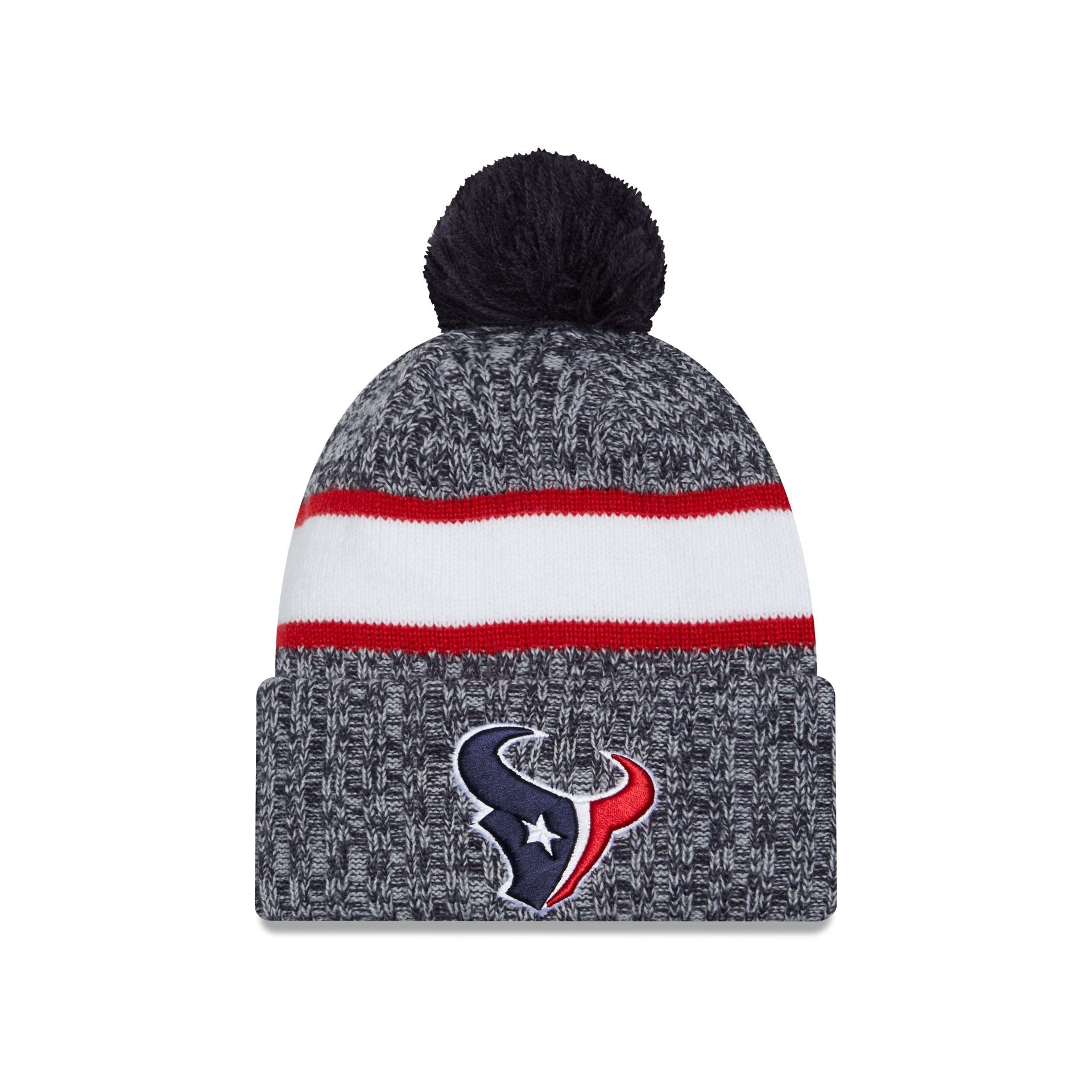 Houston Texans 2023 Cold Weather Pom Knit sold by New Era