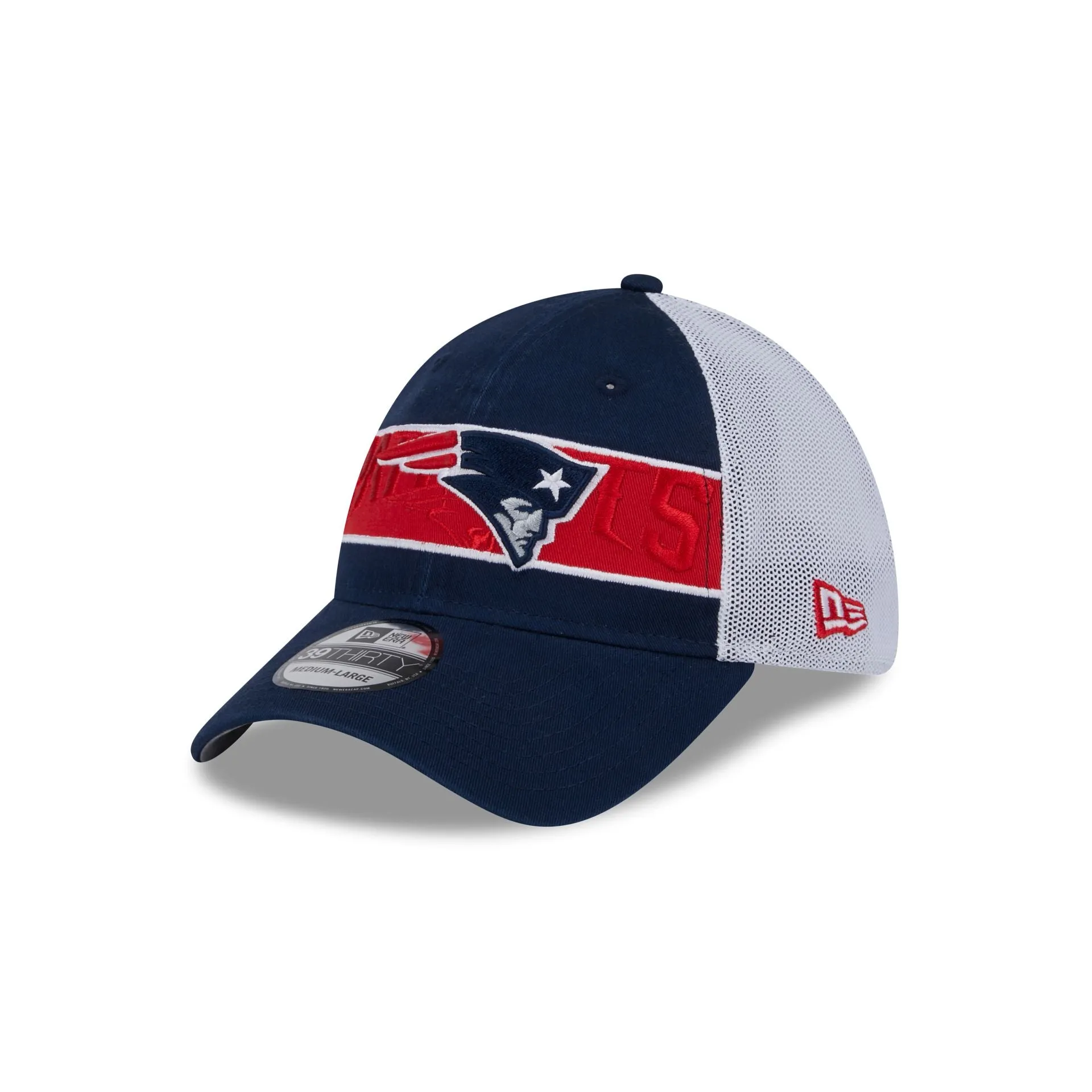 New England Patriots Banded 39THIRTY Stretch Fit Hat sold by New Era