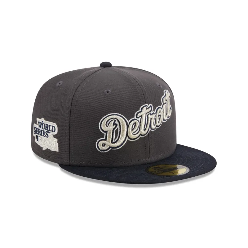 Detroit Tigers Graphite Crown 59FIFTY Fitted Hat sold by New Era
