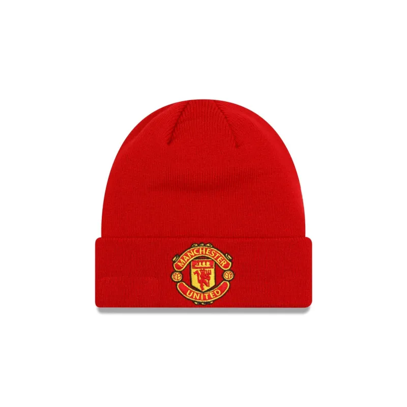 Manchester United Red Knit Hat sold by New Era