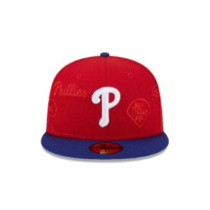 Philadelphia Phillies Multi Logo 59FIFTY Fitted Hat sold by New Era