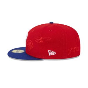 Philadelphia Phillies Multi Logo 59FIFTY Fitted Hat sold by New Era