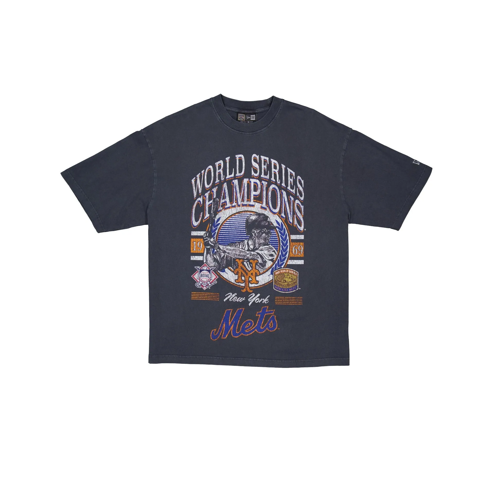 New York Mets Black Sport Classics T-Shirt sold by New Era