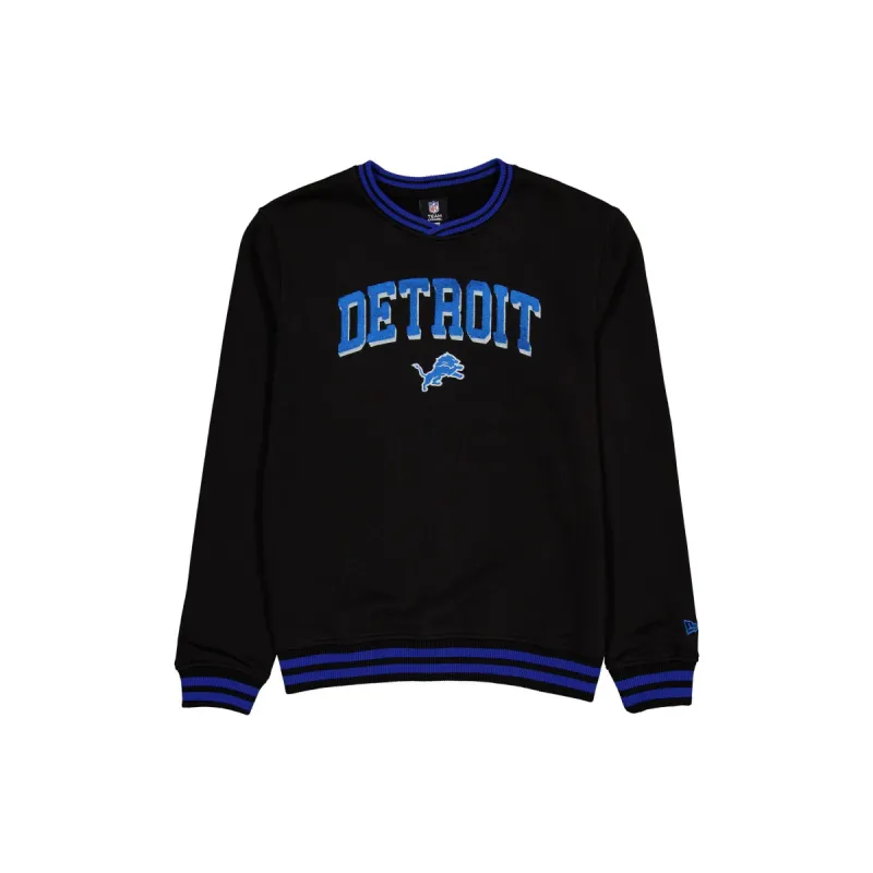 Detroit Lions Sport Night Black Crewneck sold by New Era