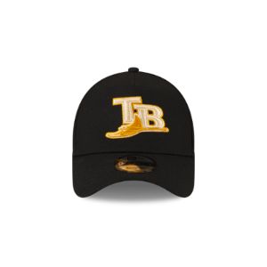 Tampa Bay Rays Gold Logo 9FORTY A-Frame Snapback sold by New Era