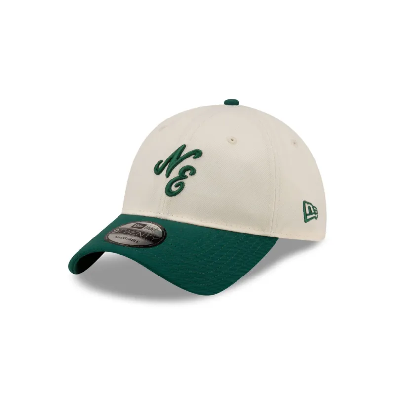 New Era Chrome Emerald Green 9TWENTY Adjustable Hat sold by New Era