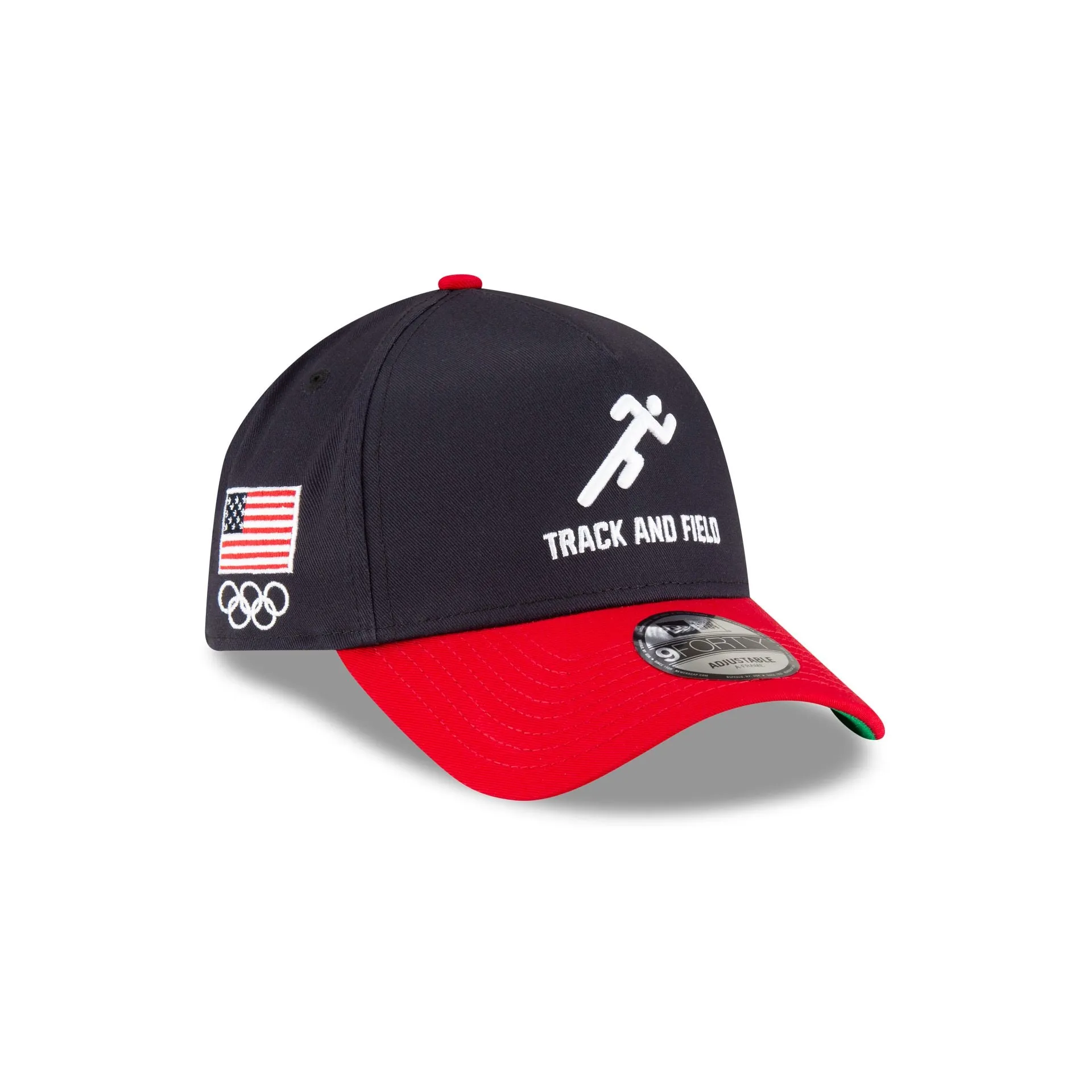 Team USA Track and Field 9FORTY A-Frame Snapback Hat sold by New Era