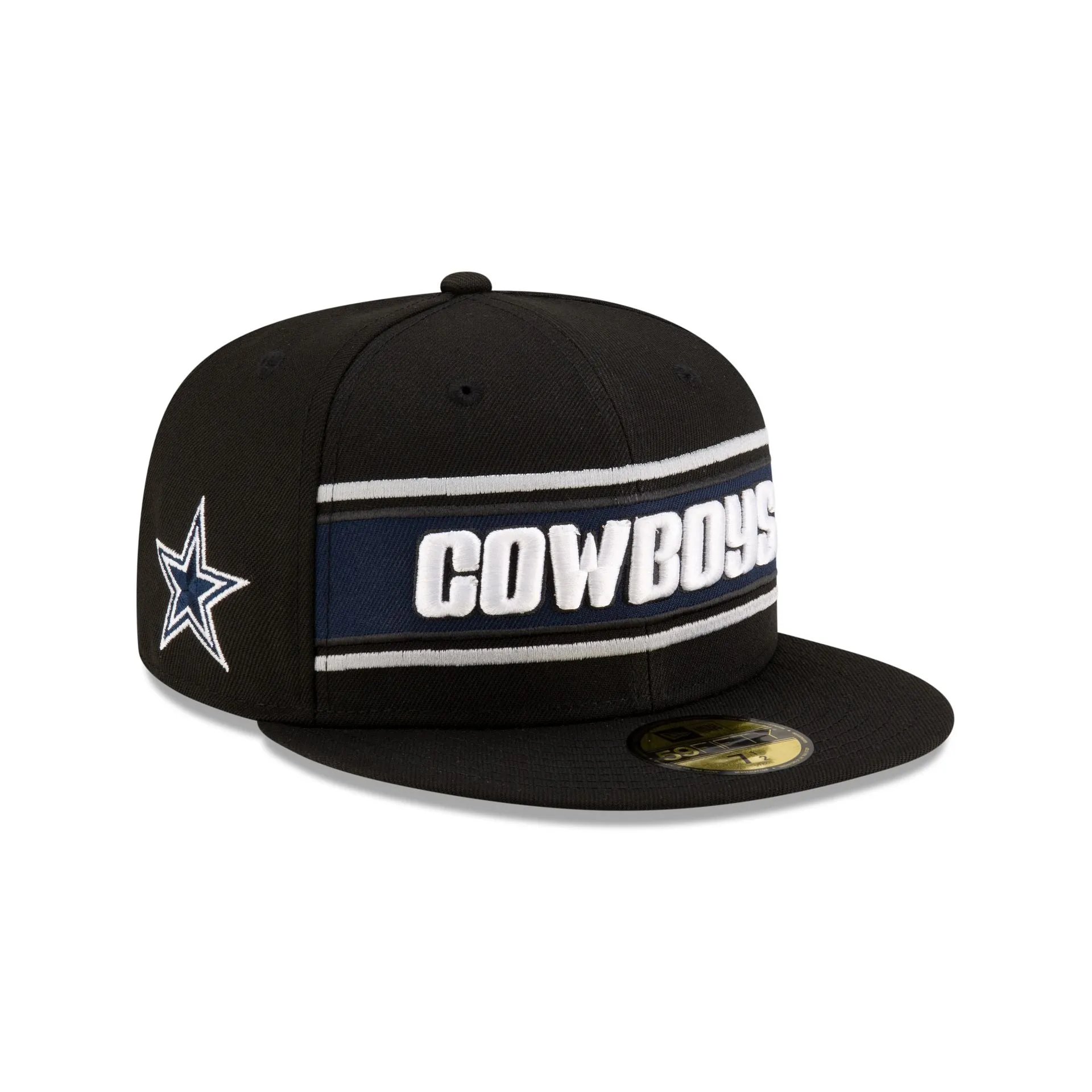 Dallas Cowboys 2024 Sideline Black 59FIFTY Fitted Hat sold by New Era