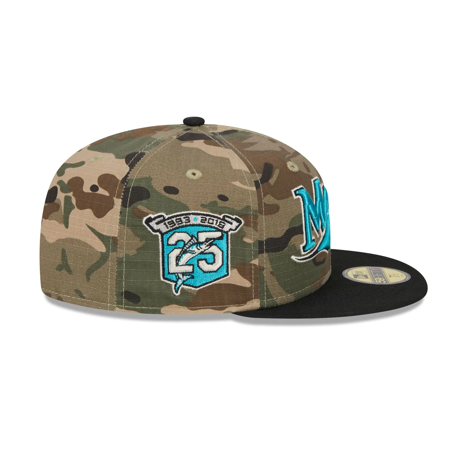 Miami Marlins Camo Crown 59FIFTY Fitted Hat sold by New Era product image thumbnail 4