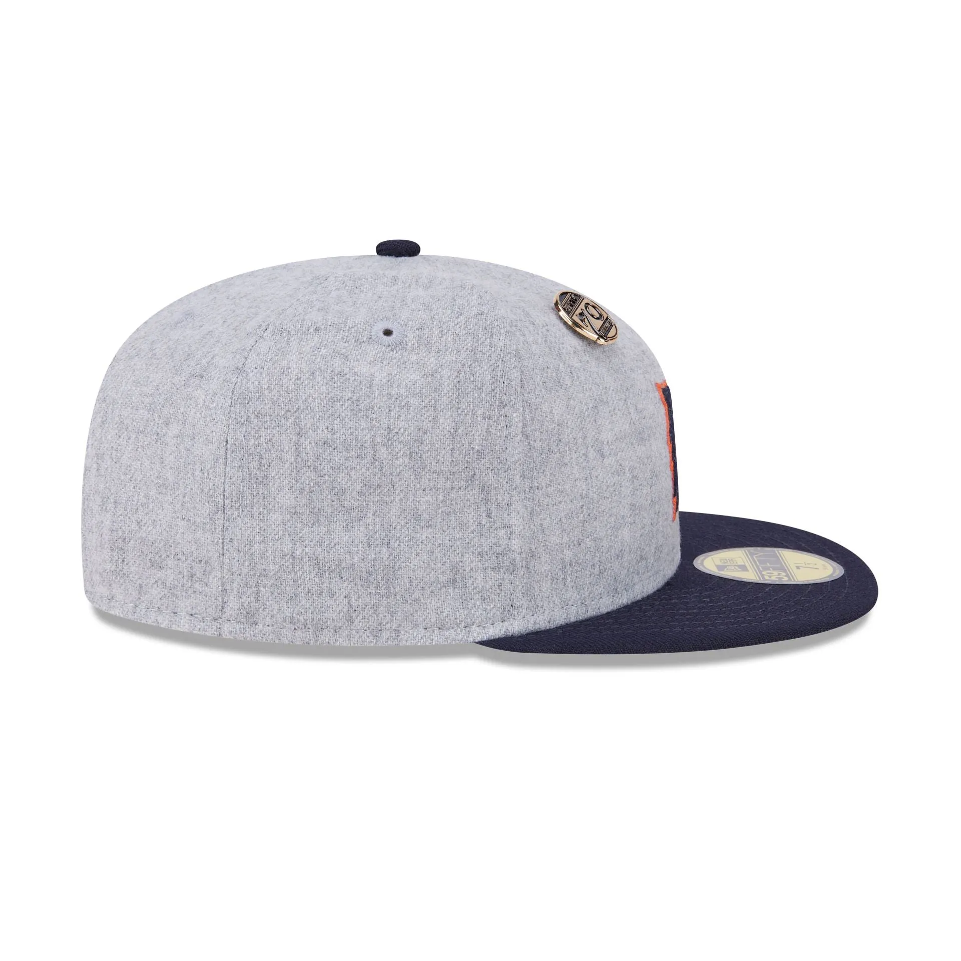 Detroit Tigers 70th Anniversary Gray 59FIFTY Fitted Hat sold by New Era product image thumbnail 5