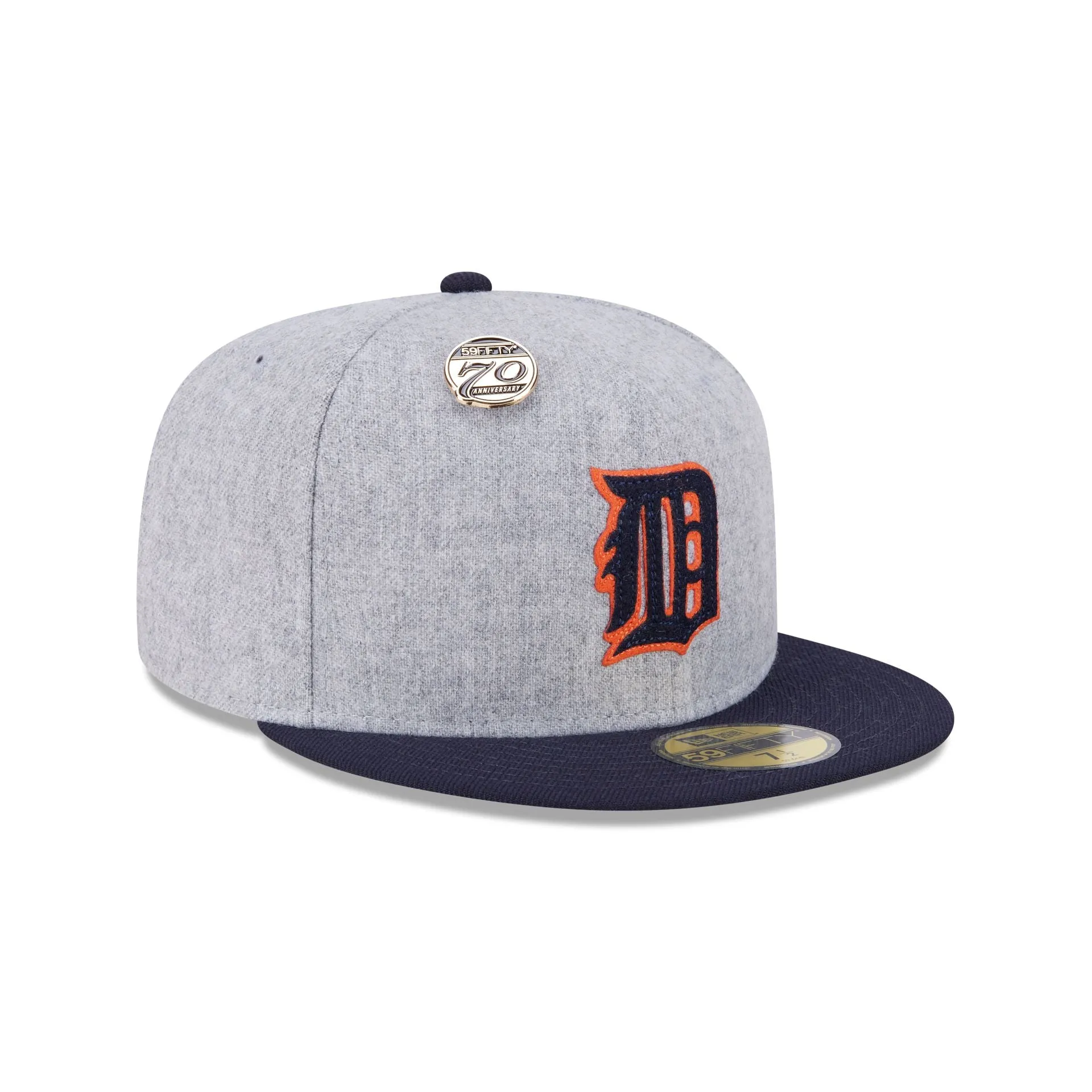 Detroit Tigers 70th Anniversary Gray 59FIFTY Fitted Hat sold by New Era product image thumbnail 3