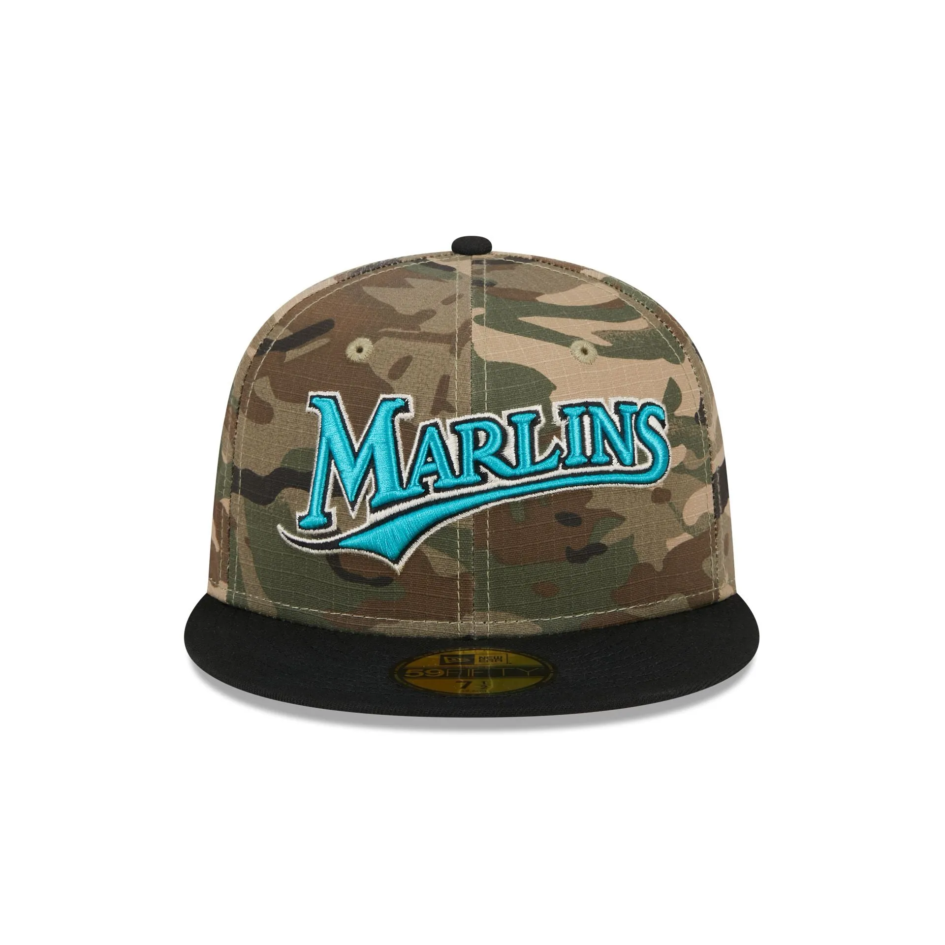 Miami Marlins Camo Crown 59FIFTY Fitted Hat sold by New Era product image thumbnail 2