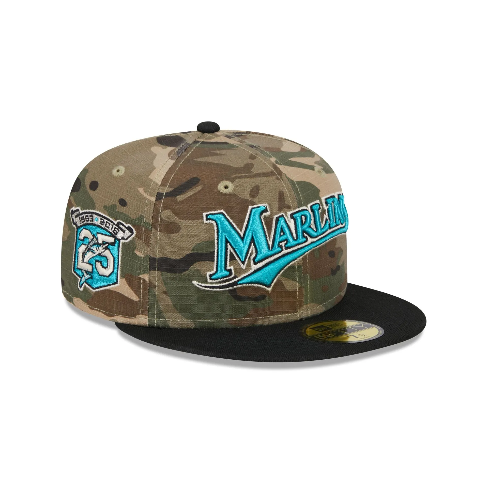 Miami Marlins Camo Crown 59FIFTY Fitted Hat sold by New Era