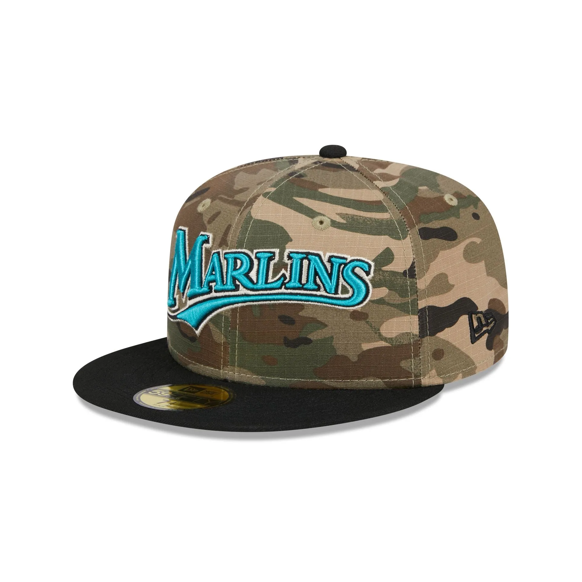 Miami Marlins Camo Crown 59FIFTY Fitted Hat sold by New Era product image thumbnail 3