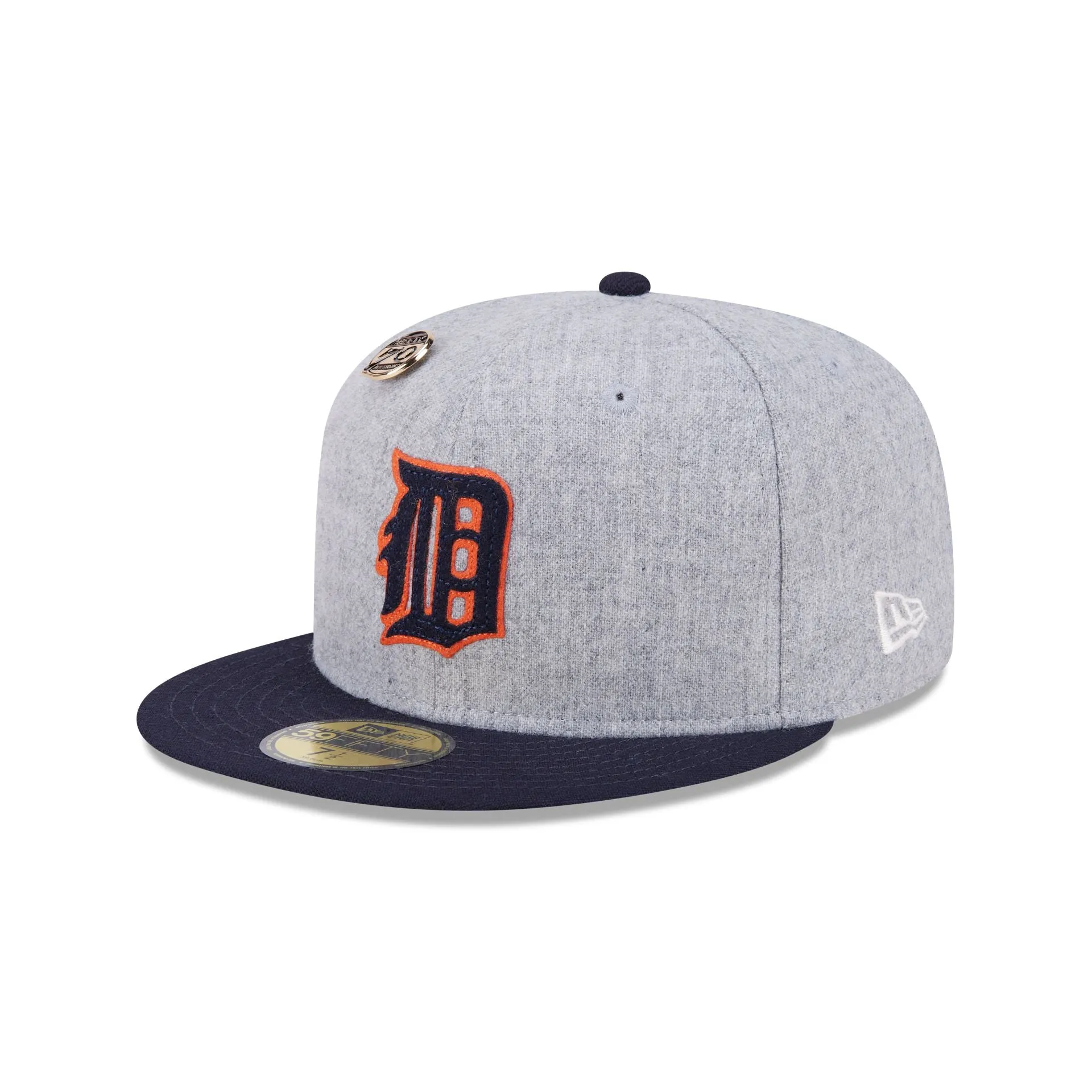 Detroit Tigers 70th Anniversary Gray 59FIFTY Fitted Hat sold by New Era