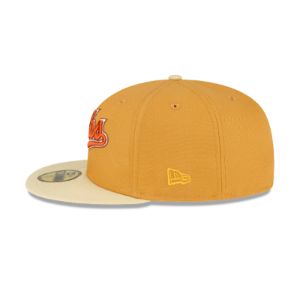 Just Caps Tan Tones Chicago Cubs 59FIFTY Fitted Hat sold by New Era