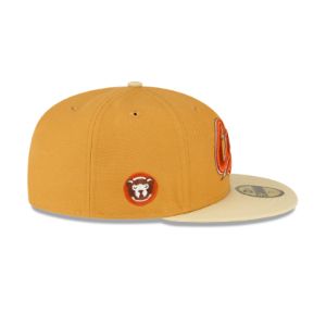 Just Caps Tan Tones Chicago Cubs 59FIFTY Fitted Hat sold by New Era