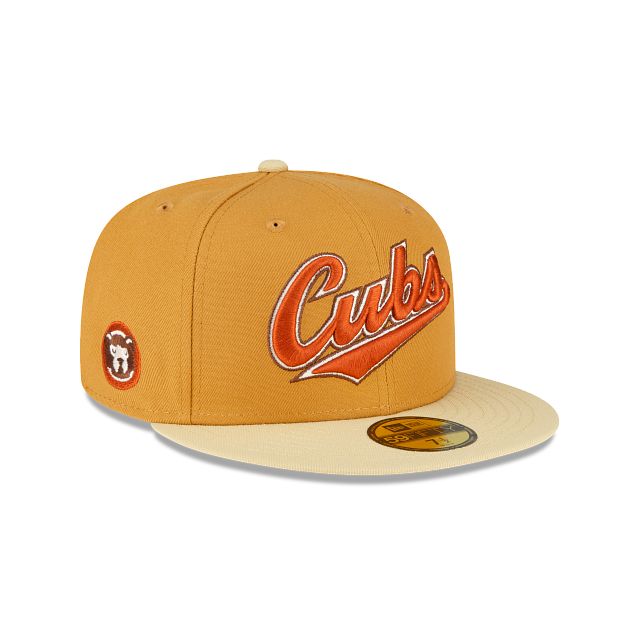 Just Caps Tan Tones Chicago Cubs 59FIFTY Fitted Hat sold by New Era