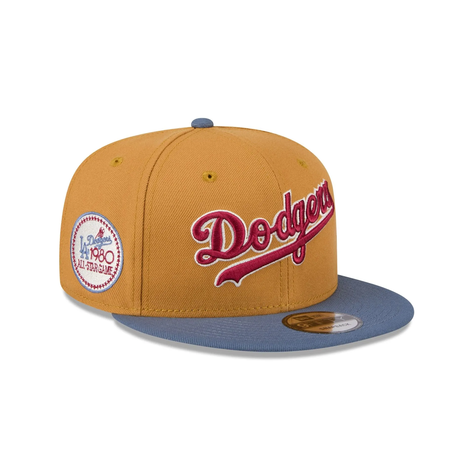 Los Angeles Dodgers Panama Tan 9FIFTY Snapback Hat sold by New Era