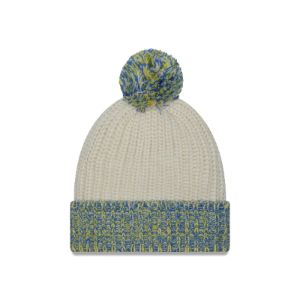 Los Angeles Rams Throwback Women's Pom Knit Hat sold by New Era