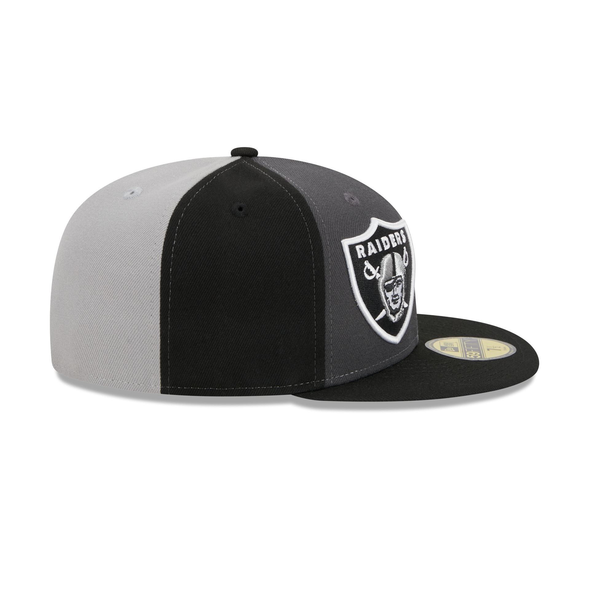 Las Vegas Raiders 2023 Sideline Gray 59FIFTY Fitted Hat sold by New Era product image thumbnail 5