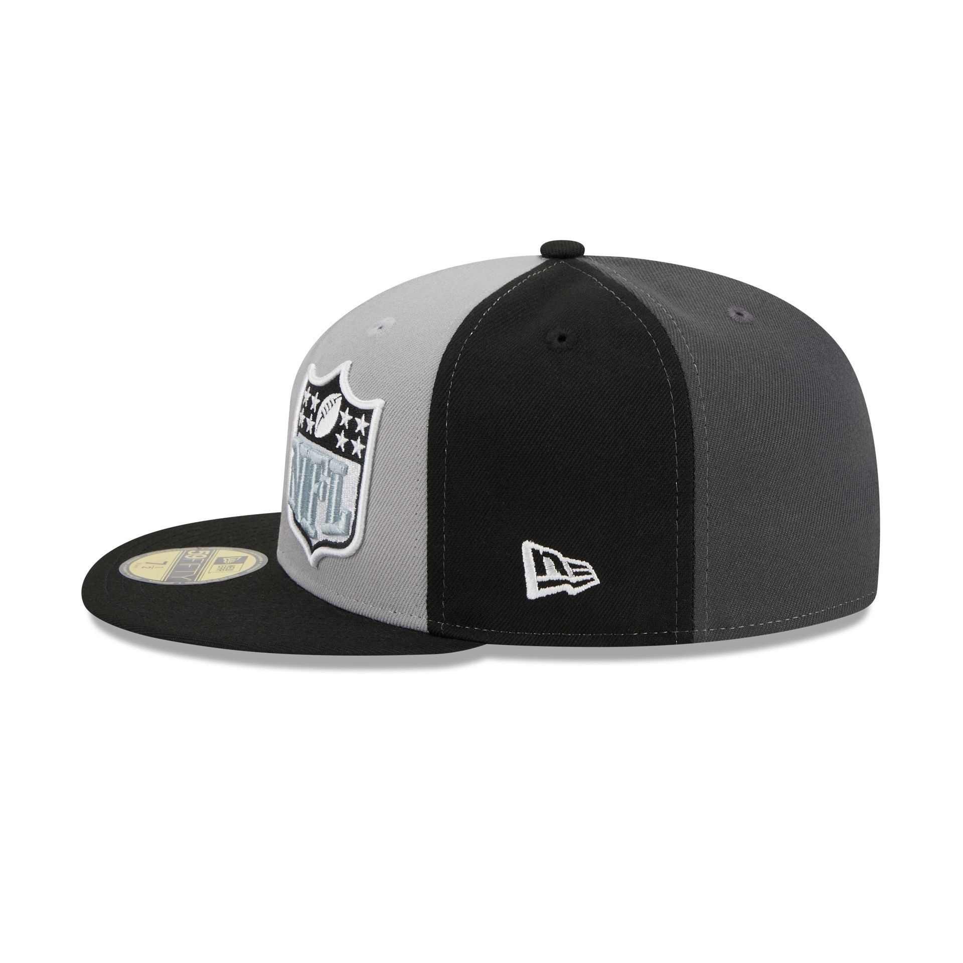 Las Vegas Raiders 2023 Sideline Gray 59FIFTY Fitted Hat sold by New Era product image thumbnail 4