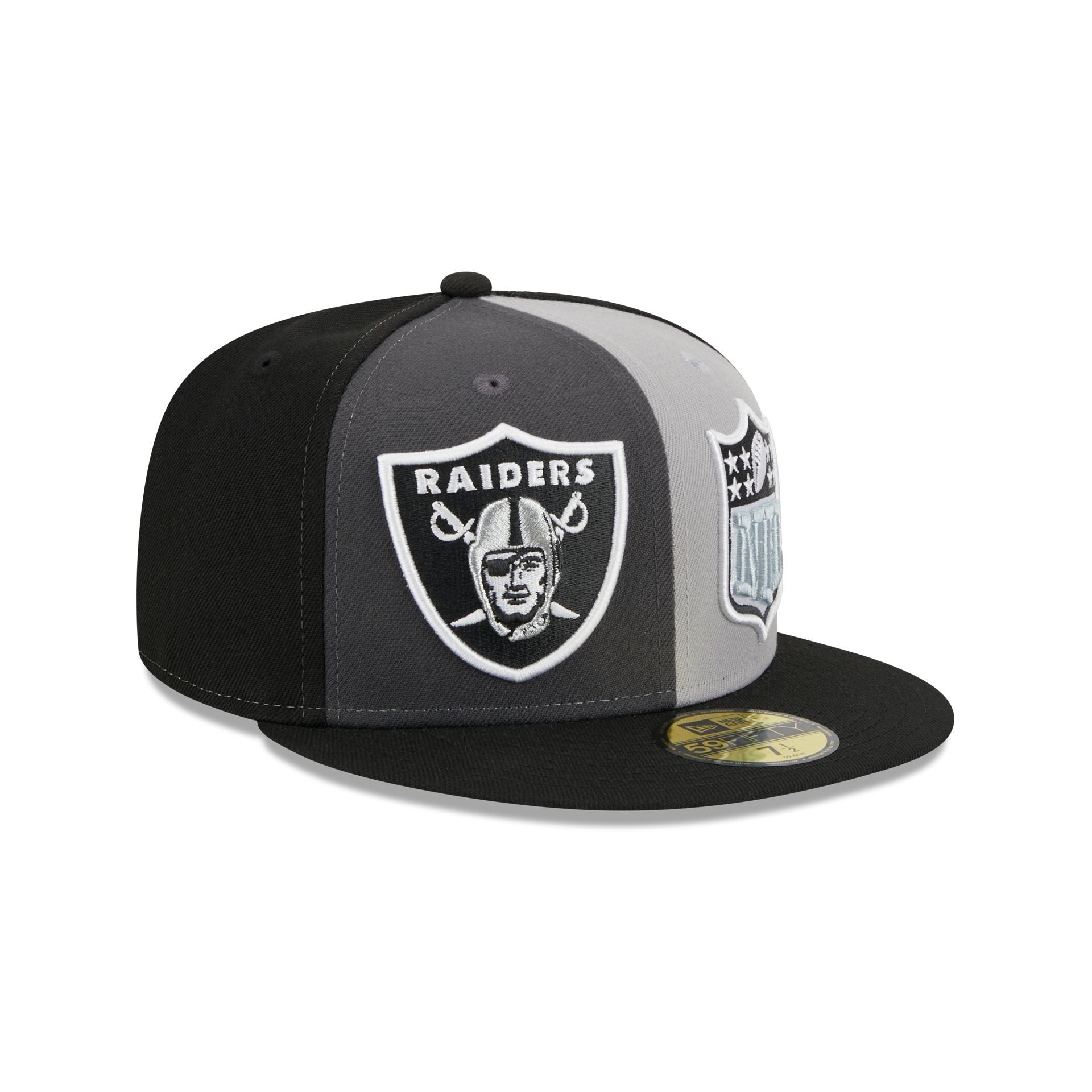 Las Vegas Raiders 2023 Sideline Gray 59FIFTY Fitted Hat sold by New Era product image thumbnail 3