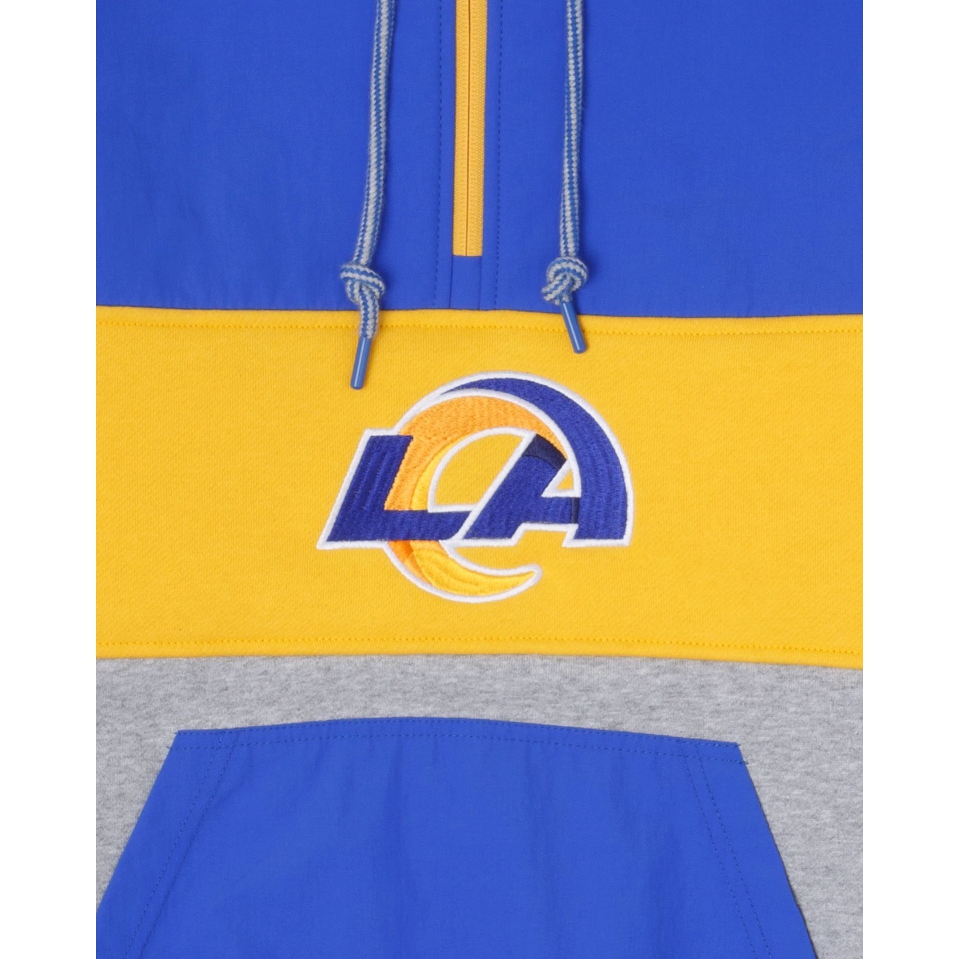 Los Angeles Rams Throwback Quarter Zip Hoodie sold by New Era product image thumbnail 4