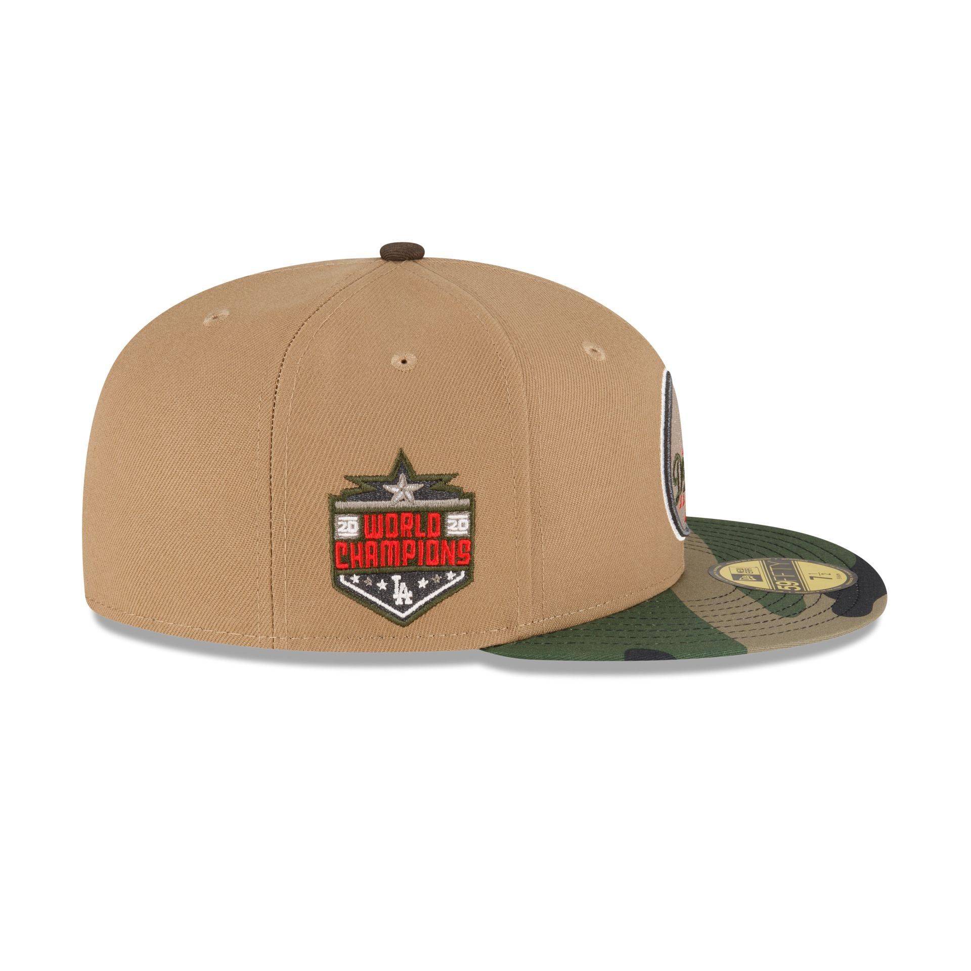 Just Caps Camo Khaki Los Angeles Dodgers 59FIFTY Fitted Hat sold by New Era product image thumbnail 4
