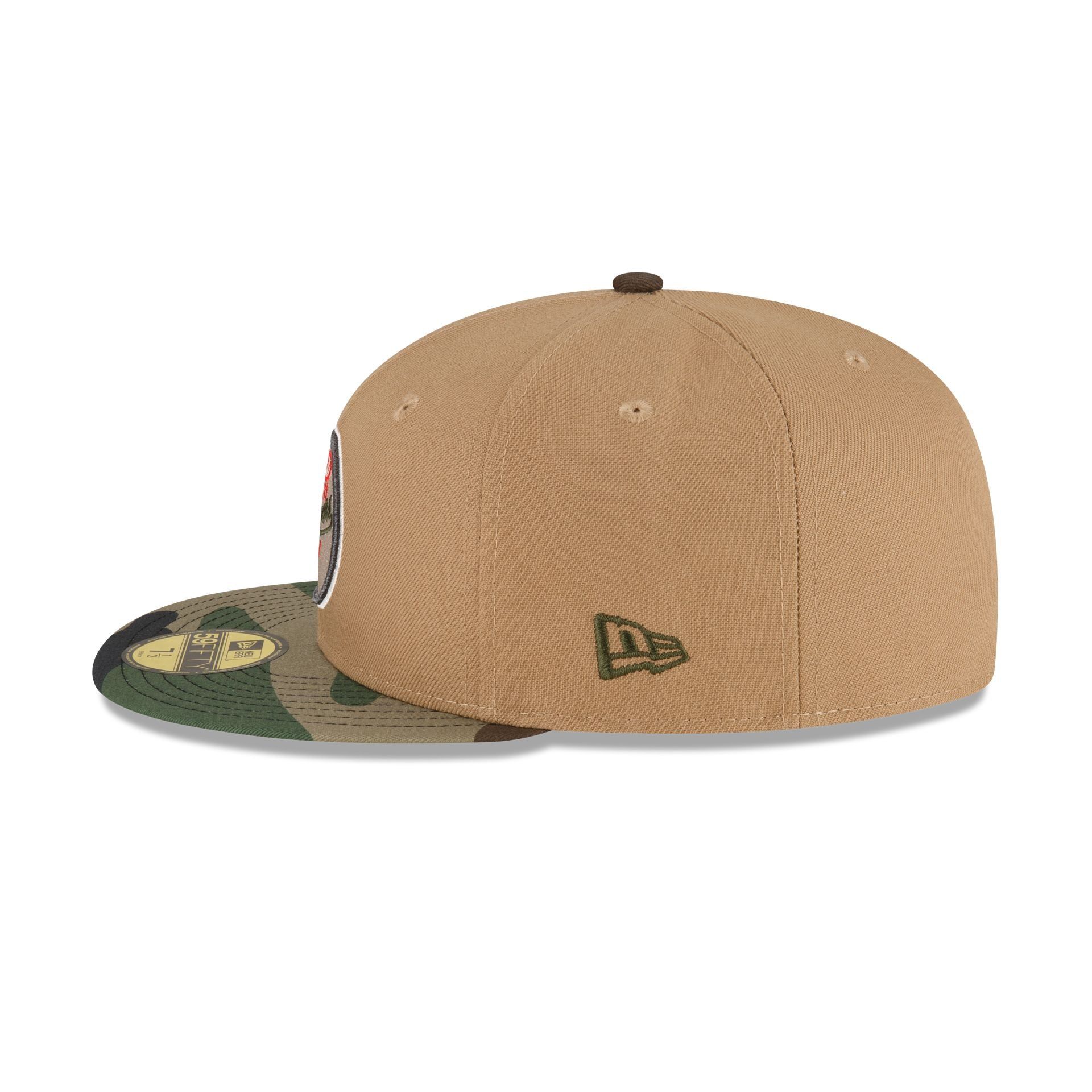 Just Caps Camo Khaki Los Angeles Dodgers 59FIFTY Fitted Hat sold by New Era product image thumbnail 5