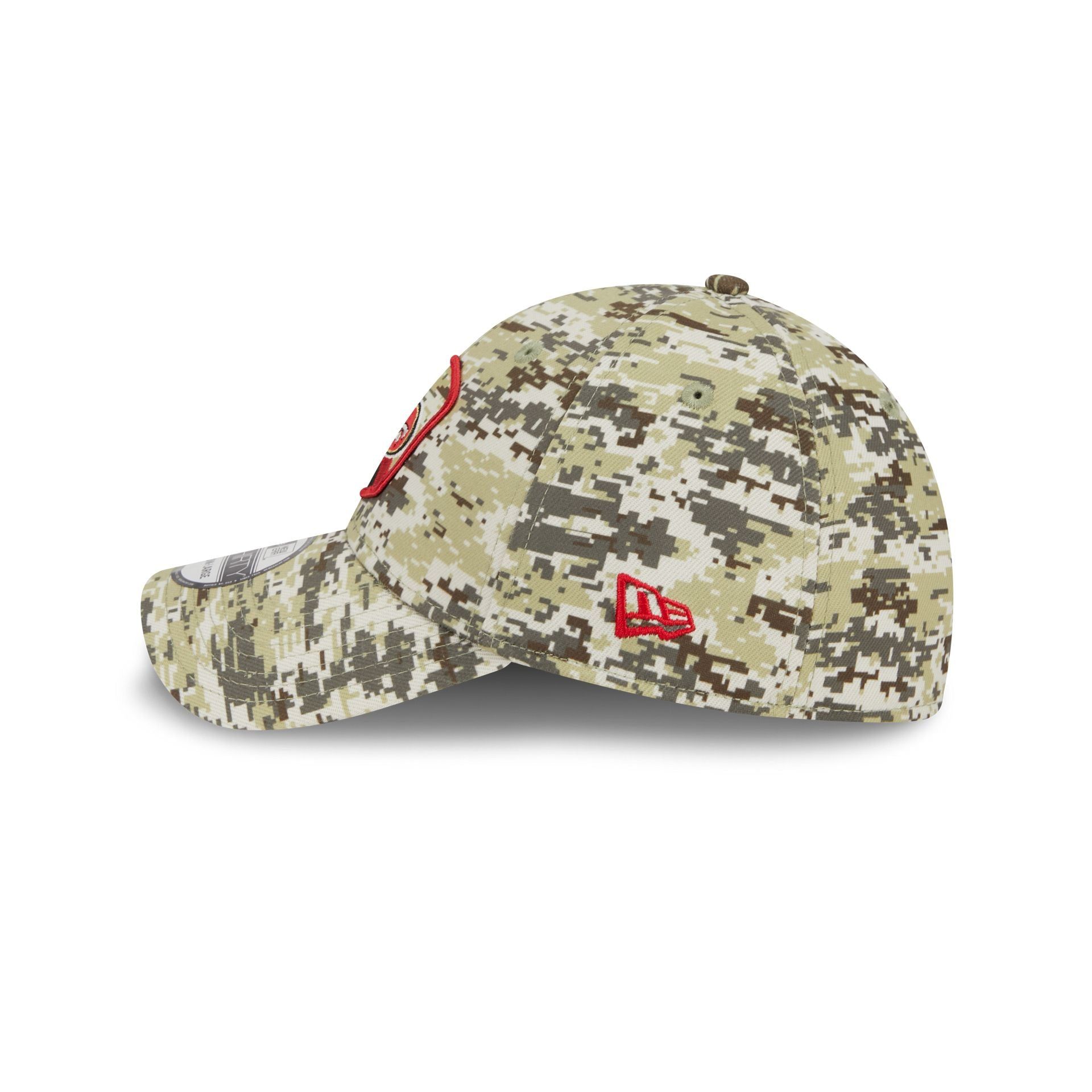 San Francisco 49ers 2023 Salute to Service Camo 39THIRTY Stretch Fit Hat sold by New Era product image thumbnail 5