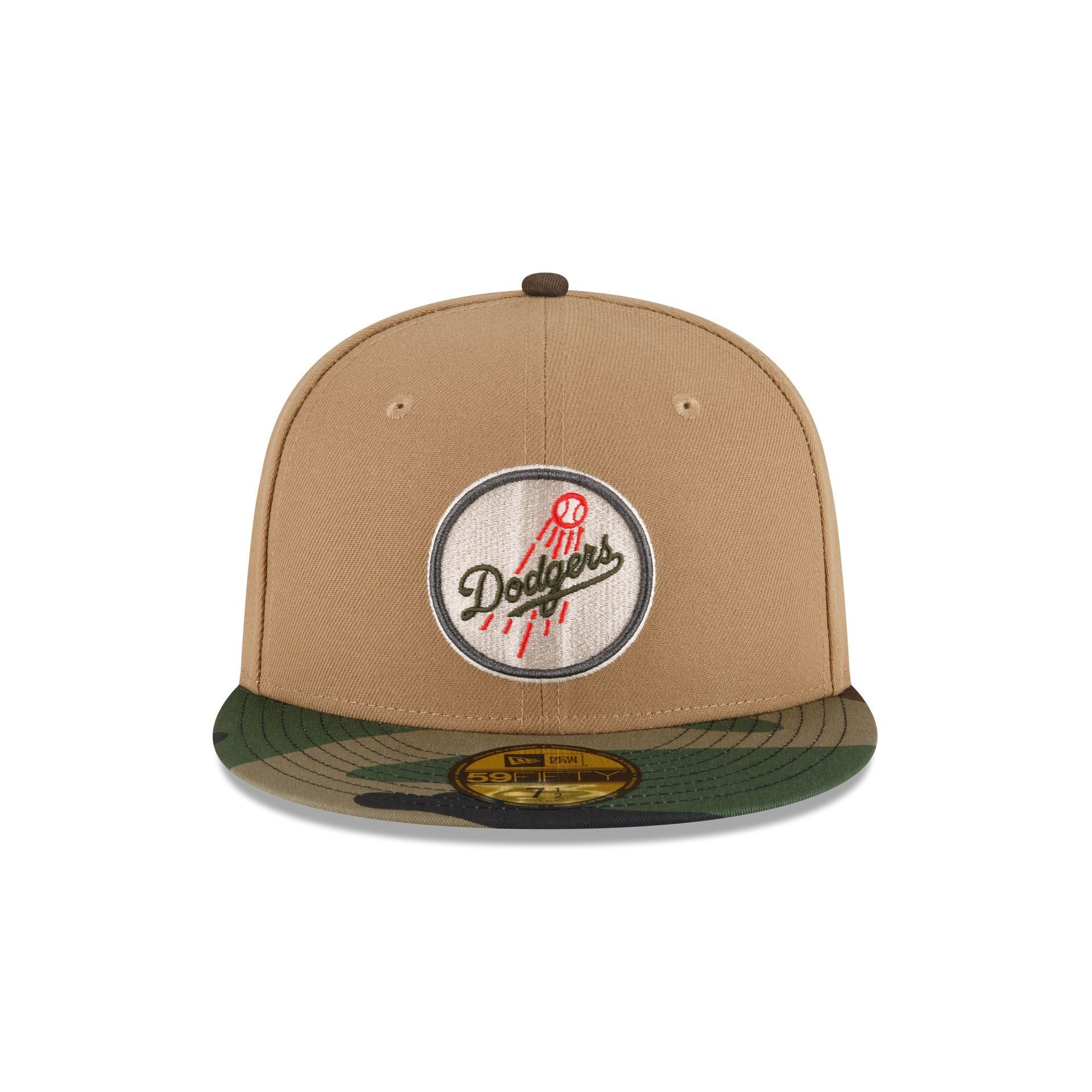 Just Caps Camo Khaki Los Angeles Dodgers 59FIFTY Fitted Hat sold by New Era product image thumbnail 2