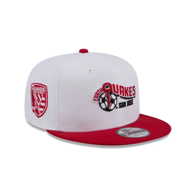 San Jose Earthquakes 2024 Jersey Hook 9FIFTY Snapback Hat sold by New Era