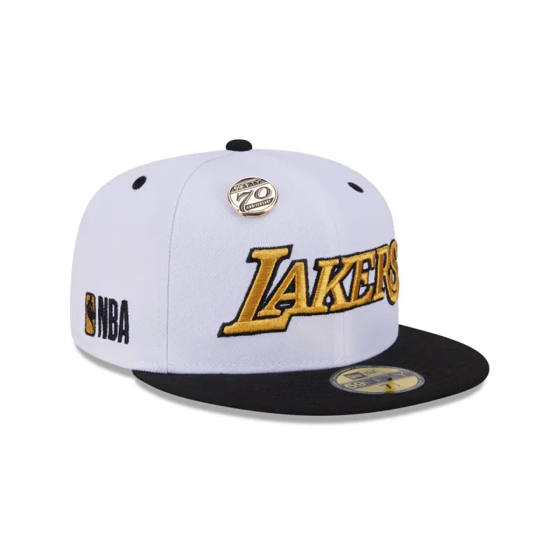 Los Angeles Lakers 70th Anniversary 59FIFTY Fitted Hat sold by New Era