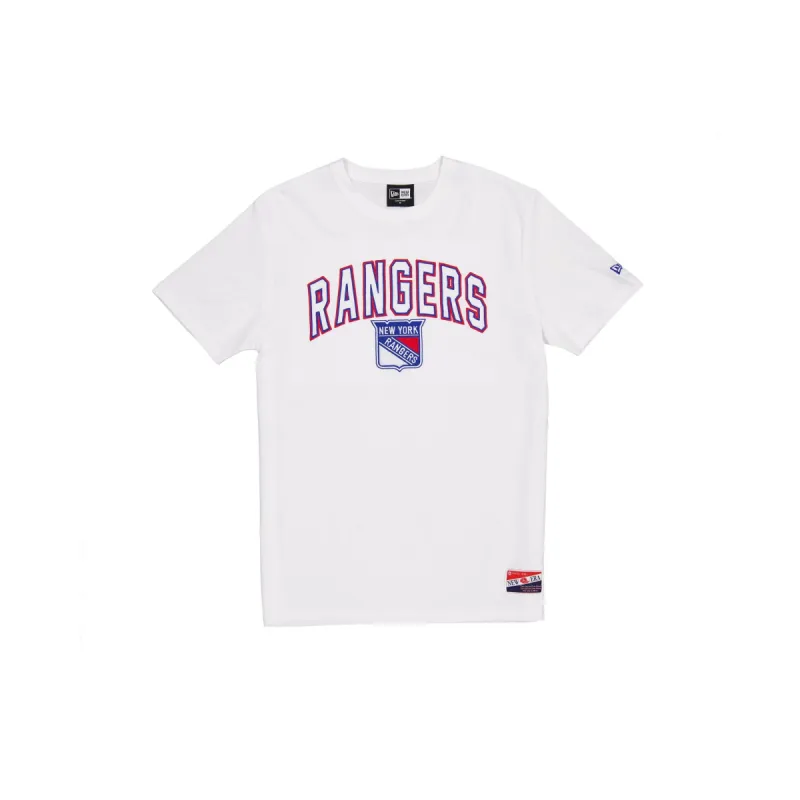 New York Rangers Throwback White T-Shirt sold by New Era